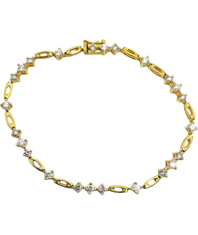 Diamond Tennis 14K Yellow Gold