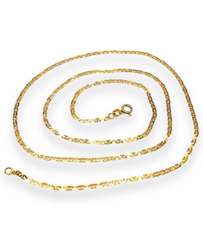 14k Gold Mariner Link Chain - Pre-owned