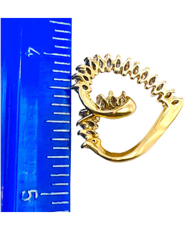 Heart Diamond Slide Pendant 18k Gold